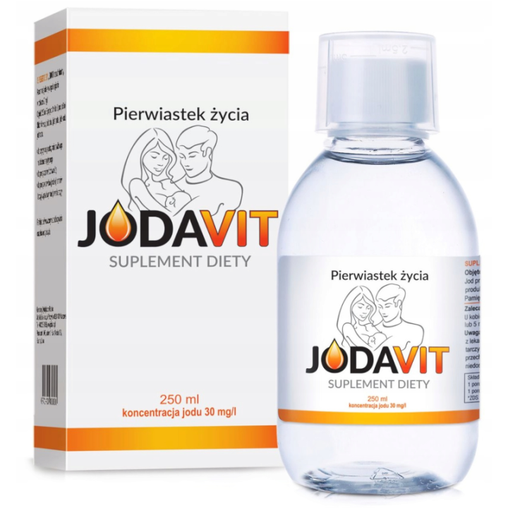 Jodavit Pierwiastek Życia, jod w płynie, 250 ml.